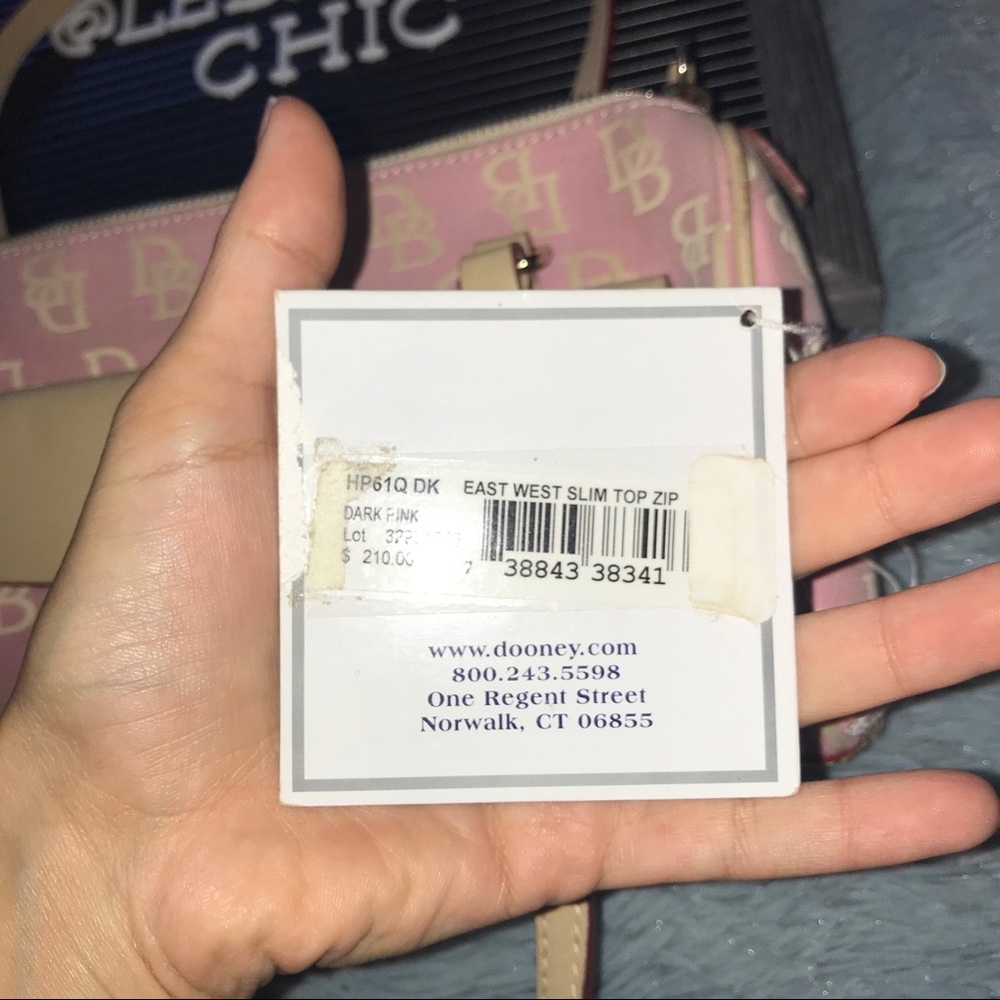 Dooney & Bourke East West Slim Top Zip - Picture 6 of 6